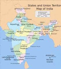 The legislatures of five states goa, himachal pradesh, maharashtra and uttarakhand and of union territory jammu and kashmir meet in different ladakh has both leh and kargil as its administrative capitals. à¤š à¤¤ à¤° India States And Union Territories Map Svg à¤µ à¤• à¤ª à¤¡ à¤¯