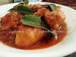 Rempah Ratus Ayam Sambal Daun Limau Purut Limau Memasak Resep Masakan