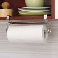 Kitchen Roll Paper Towel Holder Stainless Steel Racks Under Cabinet Door Drawer Kitchen Paper Towel Bathroom Gadgets Paper Towel Holder