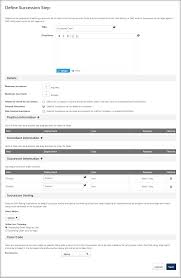 job pool template create succession chart