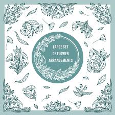 Maybe you would like to learn more about one of these? Big Floral Set On A White Background In Vector 2417218 Vector Art At Vecteezy