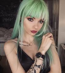 25 Green Hair Color Ideas You Have To See Pastel Green Hair Mint Hair Color Green Hair Colors