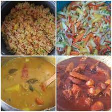 Jadi jom kita fokus kepada resepi kuah dalca. Malaysia Food Nasi Hujan Panas Ayam Masak Merah Acar Timun Kuah Dalca Food Recipes Malaysia