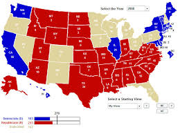Electoral Vote Maps From 270towin Com Political Maps