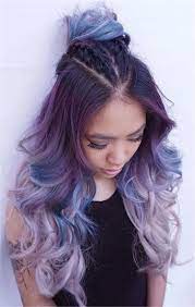 Fantastic Ombre Hair Color Ideas You Should Try This Summer Blue Ombre Hair Color Ombre Hair Color Ombre Hair Dyed Hair Ombre Hair Color Mermaid Hair Color