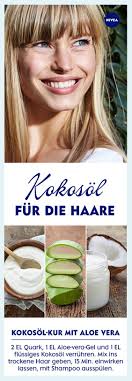 Steigern sie ihre haargesundheit mit kokosnussöl und aloe vera mithilfe der folgenden rezepte, die sie ganz einfach selber machen können Haarmaske Selber Machen Haarkur Diy Haarkur Haarmaske Selber Machen