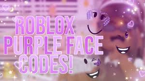 Thanks so much for watching i hope this helped some of you! Roblox Purple Face Codes Links Iialyxia à­¨ à­§ Youtube