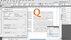 Use it to select and highlight your drop cap. Drop Cap Specific Kerning Value Paragraph Style Creativepro Network
