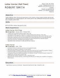 A sample data set is shown below: Letter Carrier Resume Samples Qwikresume