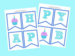 Download printable happy birthday cards in high quality pdf format. Free Printable Happy Birthday Banner Crafting Cheerfully