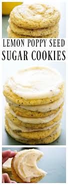 Lemon Poppy Seed Sugar Cookies A Dash Of Sanity Food Lemon Recipes Baking