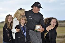 He has three kids, amanda, sophia, and evan, all with his wife, amy. Phil Mickelson Delighted To Be King Of The Castle Glasgow Times