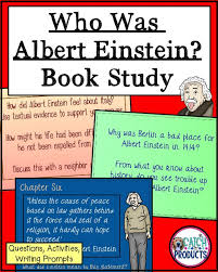 Find Help Teaching Book Study To 4th 5th Grade Kids For Who Was Albert Einstein Contains Project F Book Study Book Study Activities Social Studies Notebook