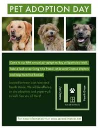 Free Customizable Dog Adoption Poster Templates Adobe Spark