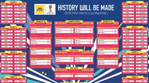 world cup wallchart download yours for russia 2018 bbc sport