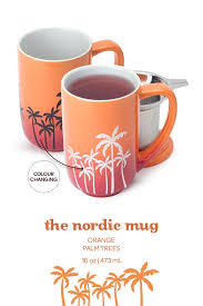 Summer 2014 Add Hot Water To This Mug And The Palm Trees Change Colour Davids Tea Cuppa Tea Mugs