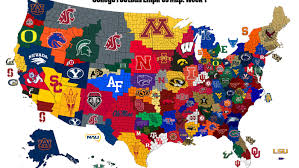 College football team page for texas longhorns provided by vegasinsider.com, along with more ncaa football information for your sports gaming and betting needs. 2018 College Football Empires Map Week 1 Sbnation Com