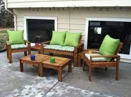Simple Outdoor Conversation Set Do It Yourself Home Projects From Ana White Outdoor Furniture Plans Outdoor Wood Furniture Ikea Patio Furniture