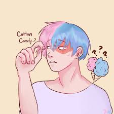 See more about dyed hair, blue hair and aesthetic. Bnha X Reader Did Someone Say Todoroki With Blue And Pink Hair