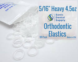 Latex Free Clear Intraoral Elastics – Orthodontic Supply & Equipment Company