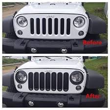 Jeep Accessories Jeep Gift Black Clip In Front Grille Mesh Inserts F Wrinkledhippie Jeep Wrangler Accessories Jeep Jk 2015 Jeep