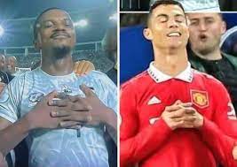 Goat's gloat? Bafana shades Morocco with Ronaldo celebration