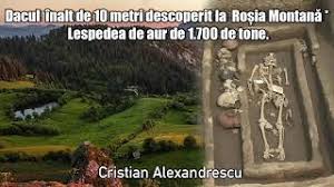 More images for rosia montana aur » Dacul Inalt De 10 Metri Descoperit La Rosia Montana Lespedea De Aur De 1700 De Tone Youtube
