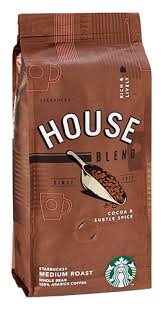 A blend of the finest latin american beans with notes of nut and cocoa, and a touch of sweetness from the roast. Starbucks Coffee House Blend Coffee Beans 250g Delico Coffee Online