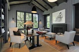 Those with wood paneling are constantly looking for ways to update and brighten up their space. Bob Vila Radio Painting Wood Paneling Gray Home Offices Office With Fireplace Small Bedroom Remodel