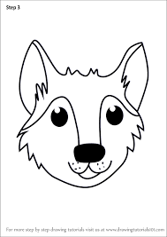How to draw a wolf easily, step by step is the tutorial today. Learn How To Draw A Wolf Face For Kids Animal Faces For Kids Step By Step Drawing Tutorials