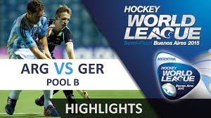 First aim of our hockey team should be to qualify for quarters, says bp govinda. Argentina V Germany Match Highlights Youtube