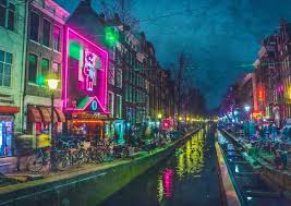 Amsterdam Print Red Light District Fine Art Photography Neon Wall Decor Amsterdam Art Red Night Photography Quot Neon Nightlife Quot