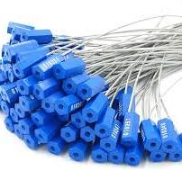 Lot de 50 étiquettes de sécurité numérotées inviolables pour câbles en  acier - Anti-vol - Jetables - Bleu : Amazon.ca: Commerce, Industrie et  Science