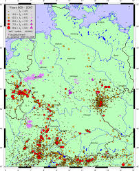 Help earthquake headlines last 30 days earthquakes special quakes plate tectonics education links. Bgr Seismic Hazard Assessment Earthquakes In Germany For The Years 800 2008