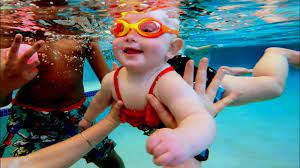 Dunking The Baby Underwater Youtube