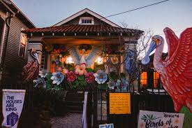 , new orleans — the krewe of orpheus is selling its signature floral works of art for the first time ever. In A Year Without Parades Mardi Gras In New Orleans Is All About House Floats Npr
