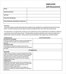 This is an accessible template. Free 10 Self Assessment Samples In Pdf Excel Ms Word