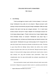 Jabatan kebajikan masyarakat telah ditubuhkan dalam tahun 1946. Pdf Etika Aparatur Dalam Pelayanan Publik Arisman Julidia Tambunan Academia Edu