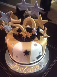 50th Birthday Cake For Men Black And Gold Black Gold And White Birthday Cake 50th Birthday Cake 40th Birthday Cakes 70th Birthday Cake