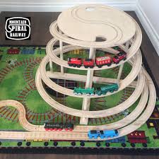 Mtnspiralrailway Shared A New Photo On Etsy In 2020 Wood Train Wooden Train Track Wooden Train