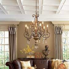 Find Chandeliers At Wayfair Enjoy Free Shipping Amp Browse Our Great Selection Of Ceiling Lighting Island Lig Beautiful Living Rooms Home Brown Living Room