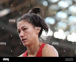 Heptathlon long jump hi-res stock photography and images