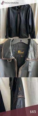 Vintage Reed Leather Biker Jacket Vintage Reed Thick Durable Leather Distressed And Worn See Pics Size Xl Zip Up Jackets Leather Biker Jacket Biker Jacket