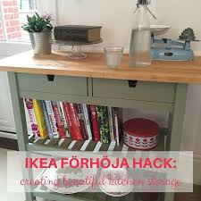 Hacking The Ikea Forhoja The Sussex Girl Kitchen Storage Trolley Kitchen Storage Shelves Ikea Kitchen Cart