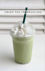 Green Tea Frappuccino Capycat Recipe Green Tea Frappucino Green Tea Ice Cream Green Tea Frappucino Recipe