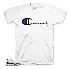 Frequent special offers and discounts up to 70% off for all products! Concord Jordan 11 Shirts Match Retro 11 Sneaker Tees Concord Shoes