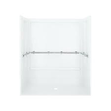 Learn the number of ways you can increase your low water pressure in your shower with these helpful tips and tricks. Sterling Ada Shower Kit 63 1 4 In X 39 3 8 In X 72 In Ada Swirl Gloss White In The Shower Stalls Enclosures Department At Lowes Com