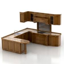 ancient kitchen cabinet free 3d model