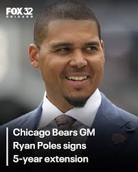 BREAKING: The Chicago Bears reportedly just locked in GM Ryan Poles with a  five-year extension. READ: bit.ly/3IrUbu5