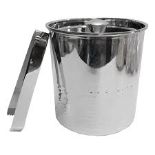 Many of our customers use slip. Hammered Silver Metal Ice Bucket At Home